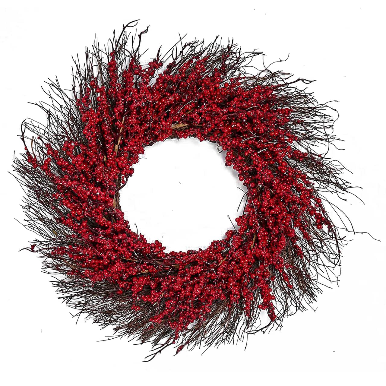 Worth Imports 22" Christmas Berry Wreath on Twig